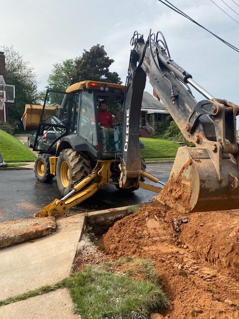 sewer excavation alexandria, va